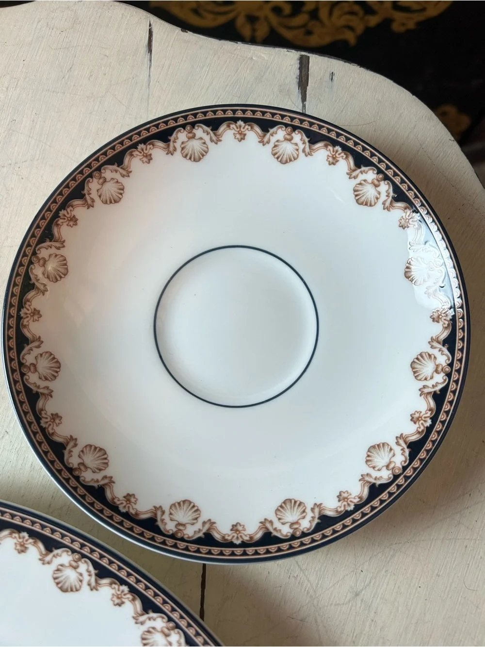 WEDGWOOD MEDICI R4588 Bone China 6 Piece Dinnerware Place Setting Plate Bowl Cup
